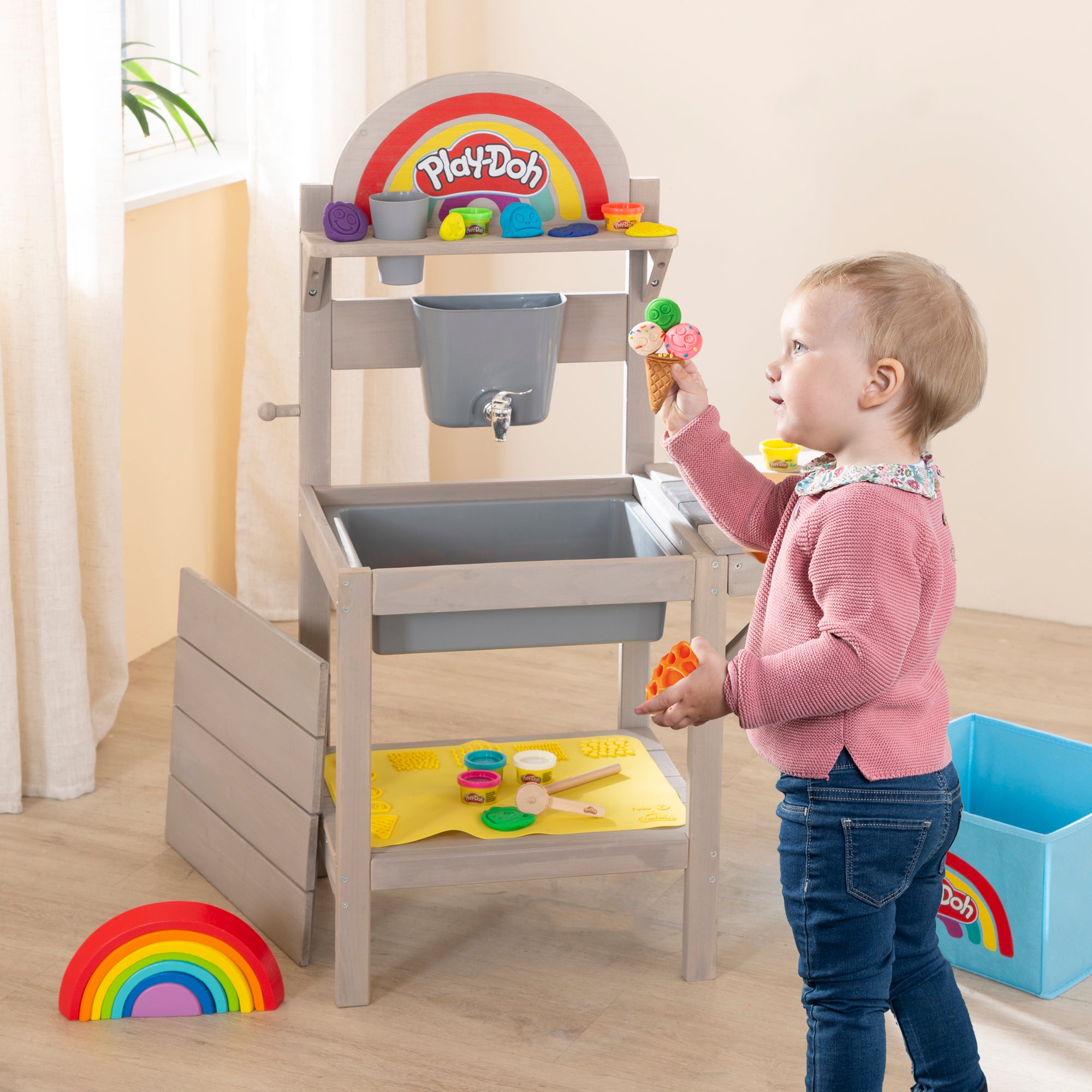 Roba 457047PD1ZU Matschküche roba x Play-Doh grau – Outdoor FSC - Produktbild 13