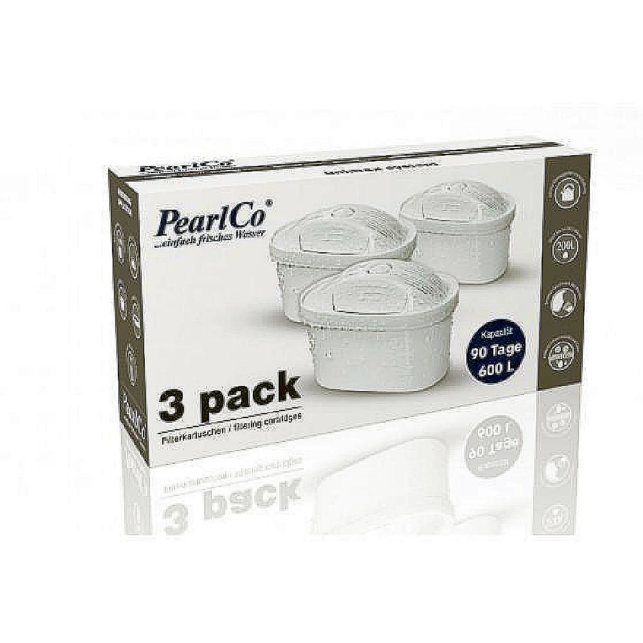 PEARLCO 270300 Filterkartuschen UniMax 3 St.