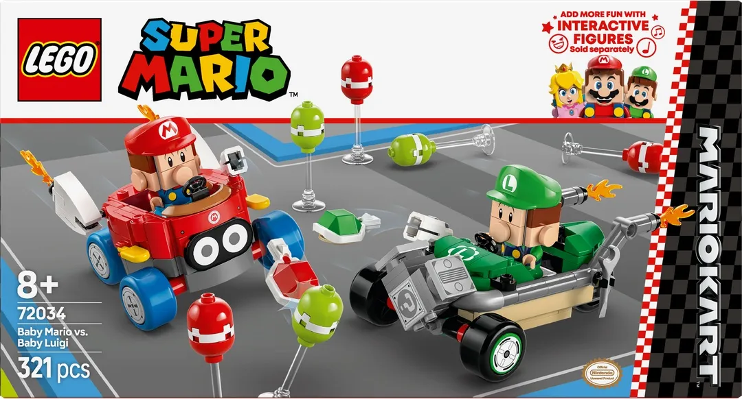 LEGO® Super Mario™ 72034 Baby Mario vs. Baby Luigi