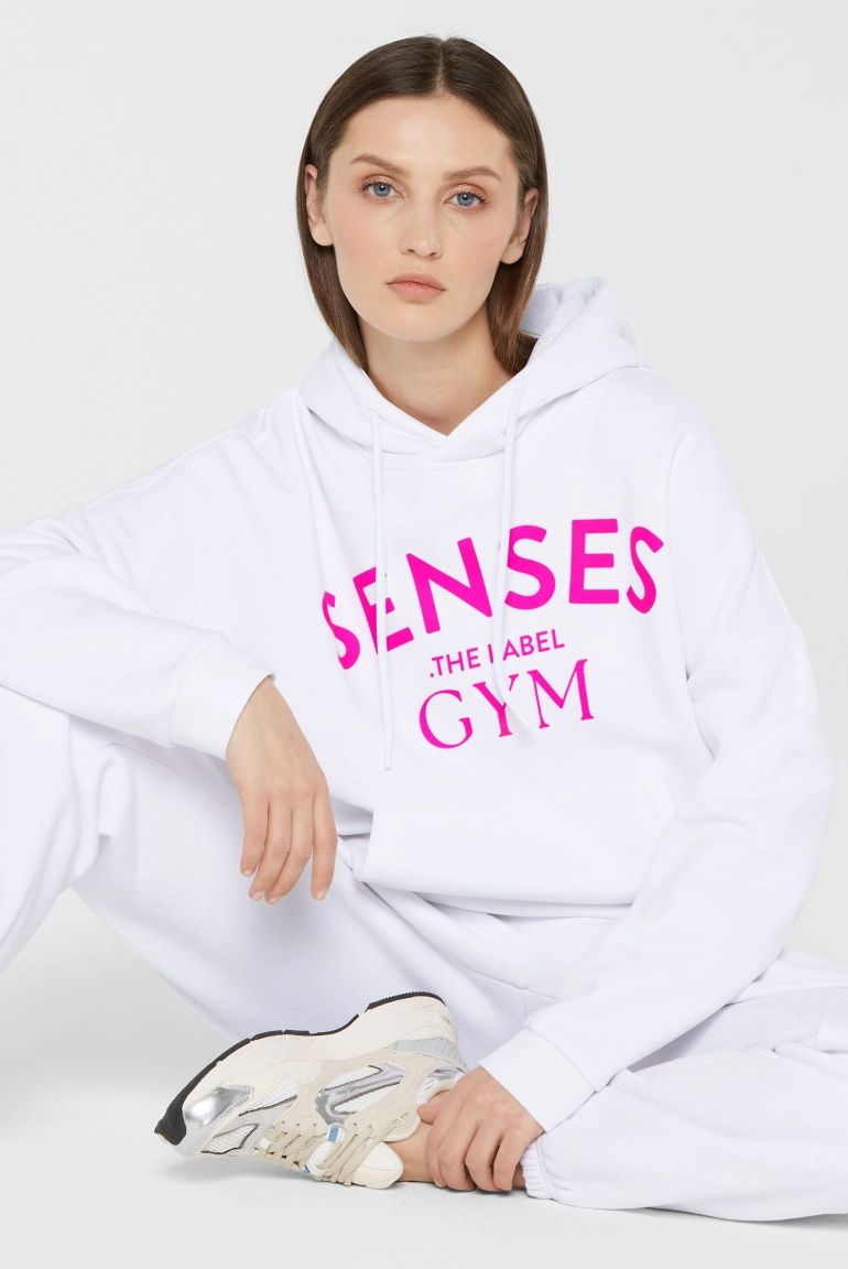 SENSES 2509365733 Hoodie SE: RENITY mit Print, Damen, Weiß