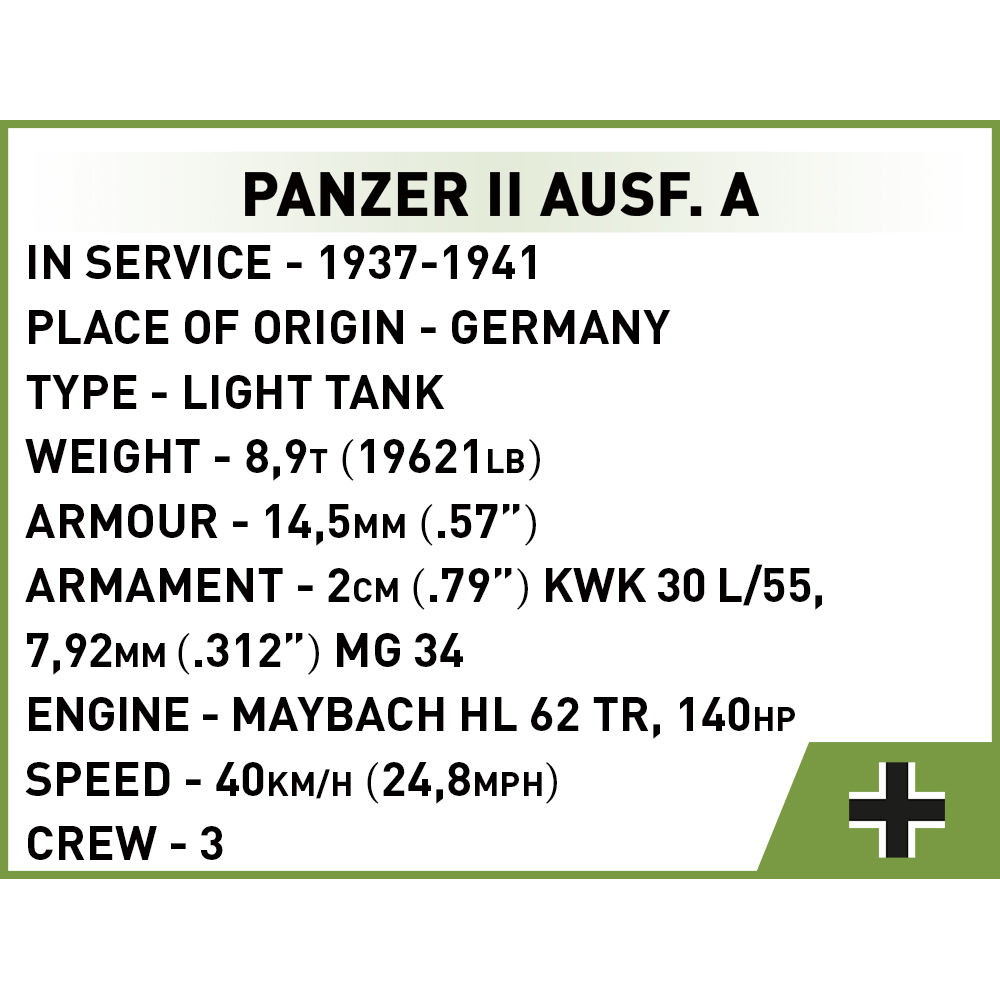 COBI 2718 - PANZER II AUSF.A - Bild 7