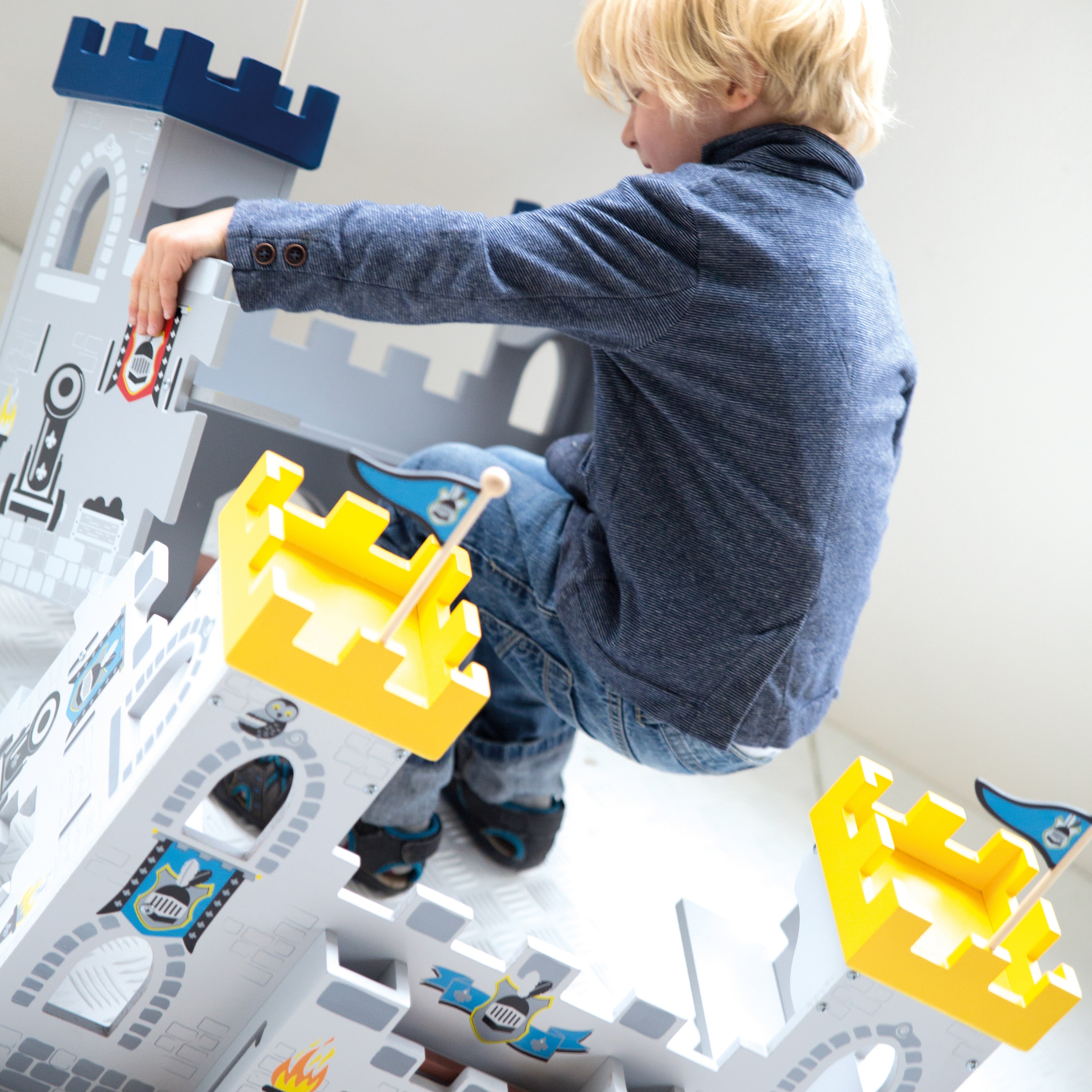 Roba 490065 Ritterburg 3 in 1 bunt – Puppenmöbel & Häuser - Produktbild 13