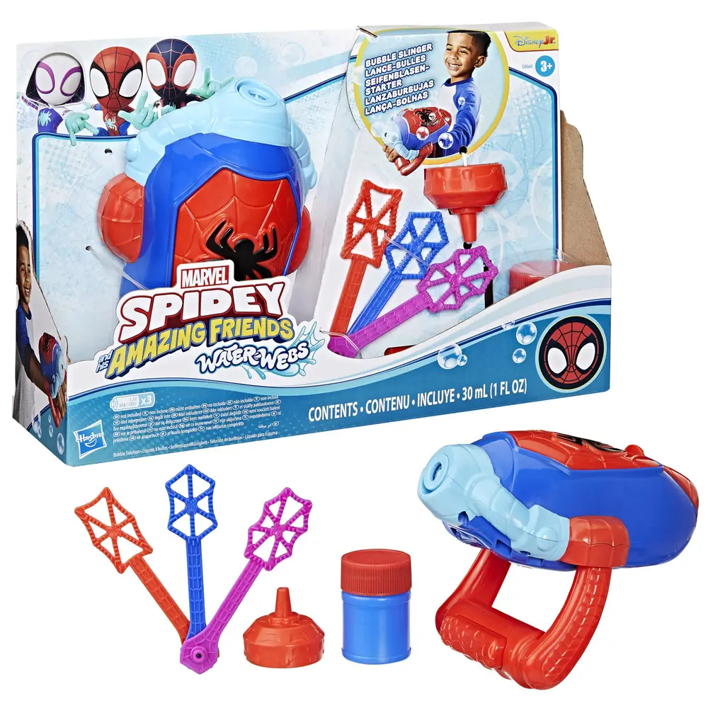 MARVEL Spidey Water-Webs Seifenblasen-Starter