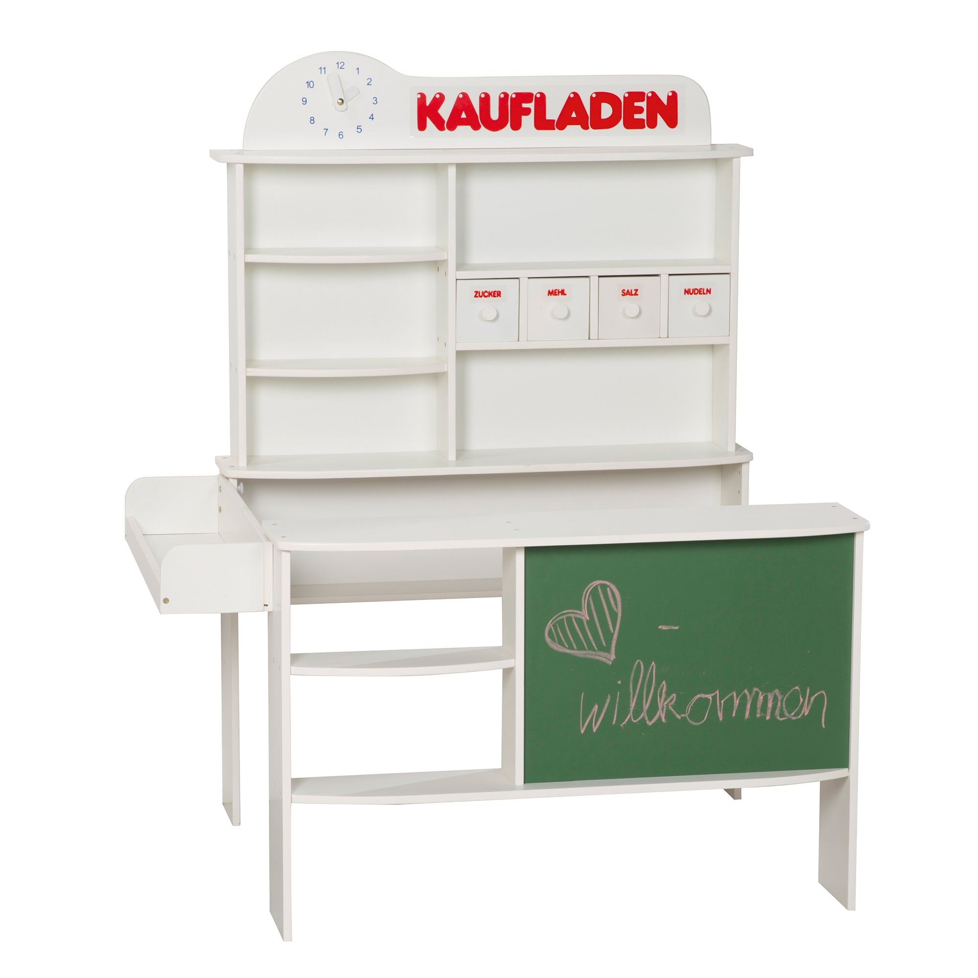 Roba 9892W Verkaufsstand, 4 Holzschubläden weiß – Rollenspiel - Produktbild 3