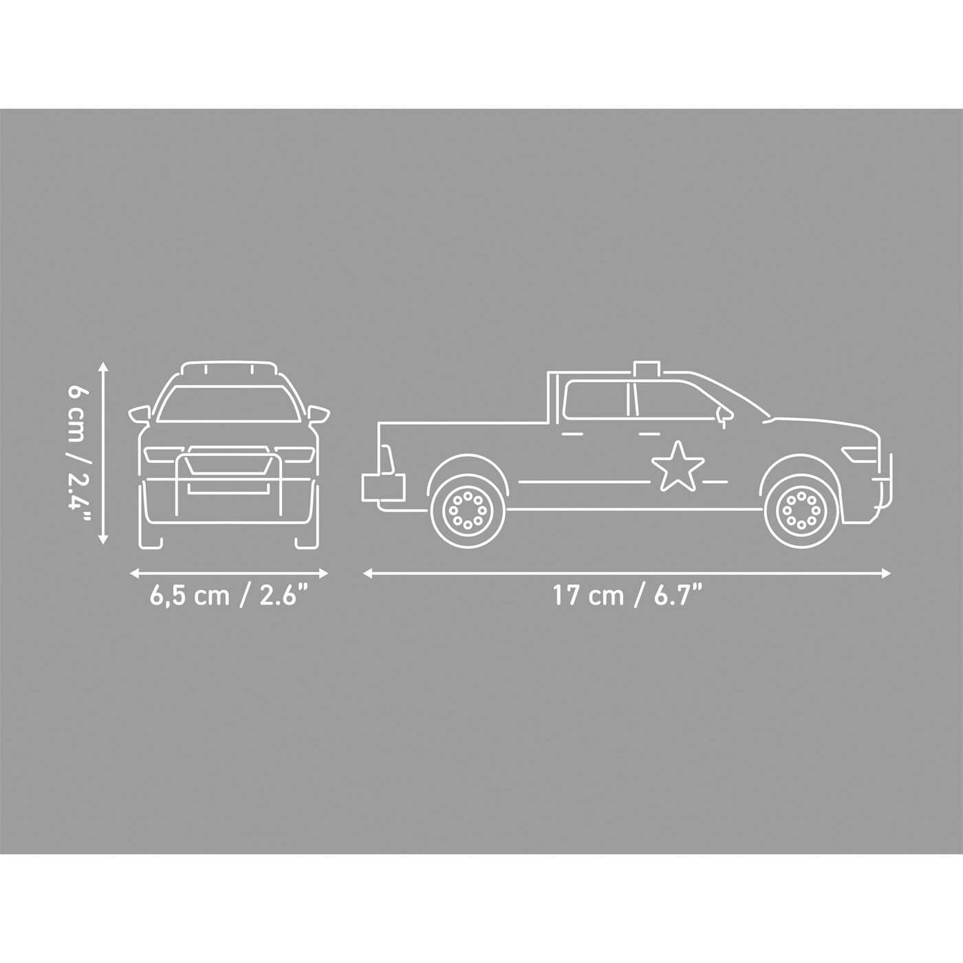 COBI 24658 - RAM 1500 Sheriff Maßstabb 1:35) - Bild 8
