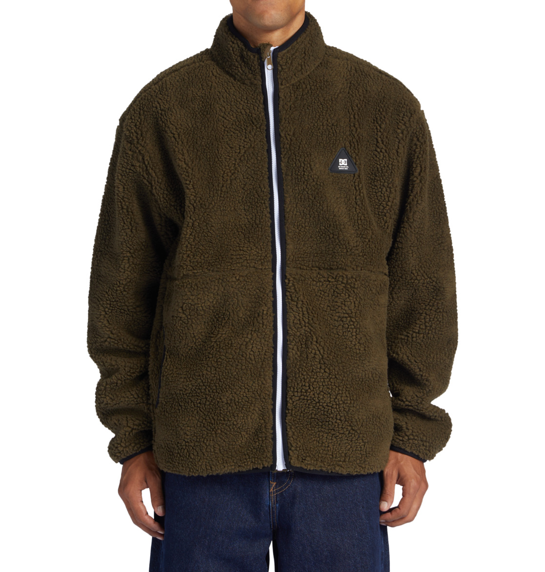 DC Amradical - Fleece mit Stehkragen und Reißverschluss für Männer