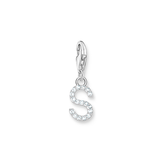 Thomas Sabo Anhänger Charm-Club 925 Sterling Silber Zirkonia Weiß 1956-051-14 Thomas, Sabo, Anhänger, Charm-Club, 925, Sterling, Silber, Zirkonia, Weiß, 1956-051-14, Zubehor, Ohrring, Schmuck