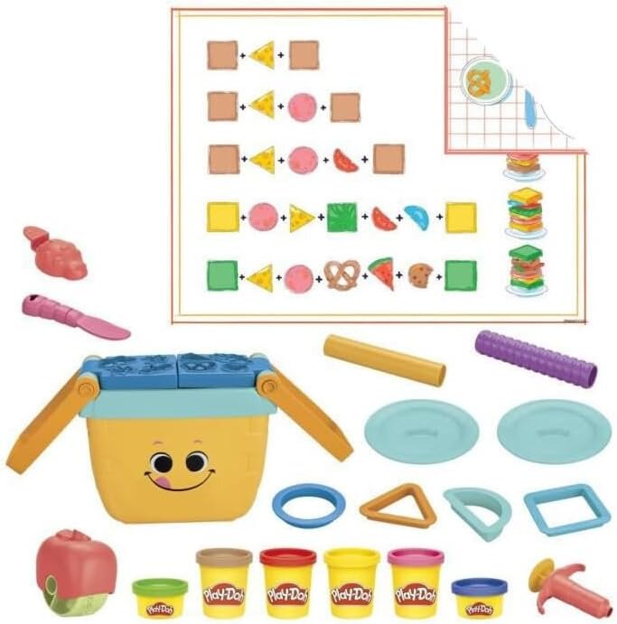 Play-Doh Korbi, der Picknick-Korb Pokal, Burger, Essen