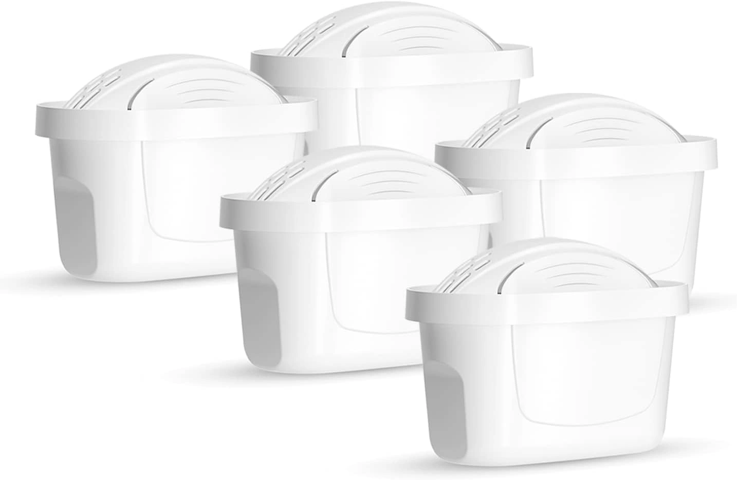 PEARLCO 270508 unimax+ Wasserfilter-Kartuschen – 5er Pack – kompatibel mit Brita Maxtra+