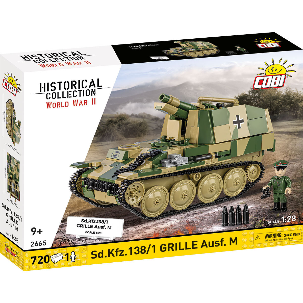 COBI 2665 - SD.KFZ. 138/1 GRILLE AUSF. M