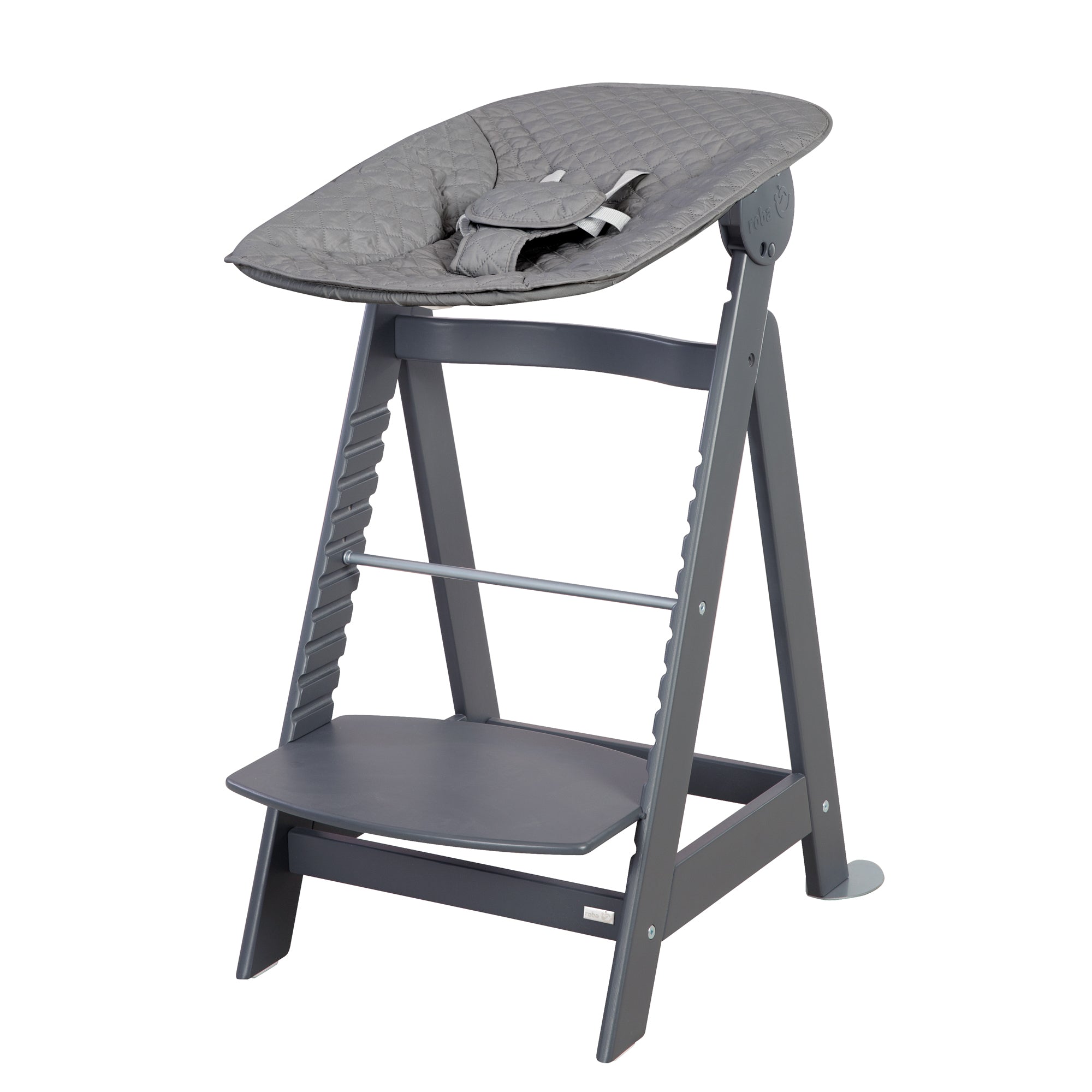 Roba 75063ANV233 Treppenhochstuhl, Set 2in1 anthrazit - Produktbild 6