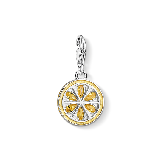 Thomas Sabo Anhänger Charm-Club 925 Sterling Silber Kaltemail Zirkonia Gelb 1835-041-4 Thomas, Sabo, Anhänger, Charm-Club, 925, Sterling, Silber, Kaltemail, Zirkonia, Gelb, 1835-041-4, Zubehor, Anhänger, Ohrring, Schmuck, Medaillon