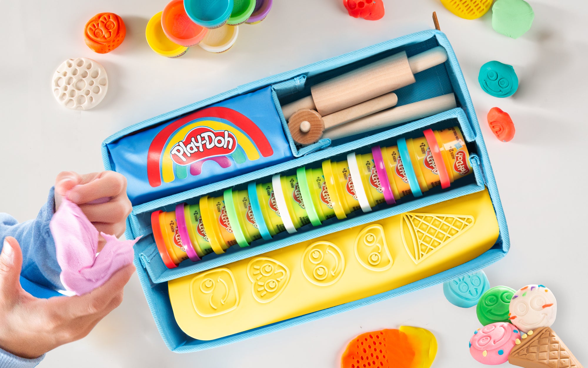 Roba 98157PD12 Spielset roba x Play-Doh bunt – Motorik & Lernen - Produktbild 16