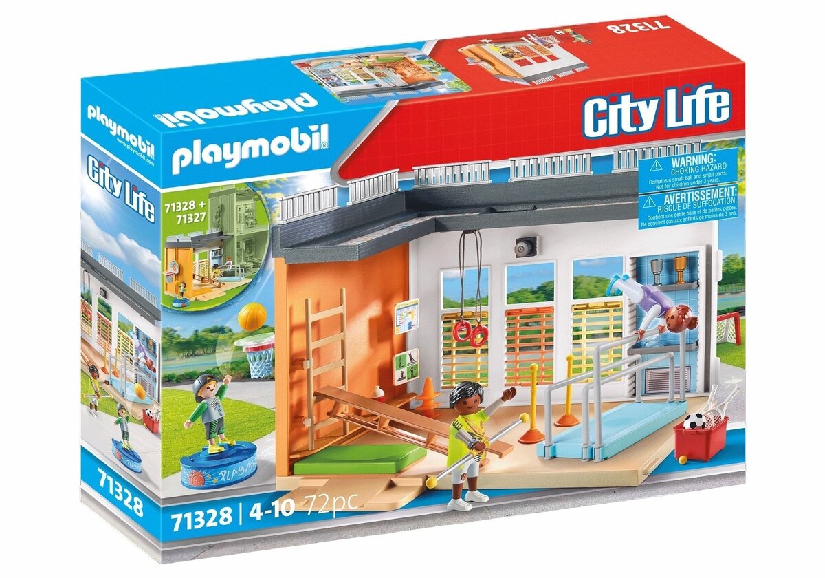 PLAYMOBIL, 71327, City, Life, Große, Schule, Person, Spielbereich, Drinnen