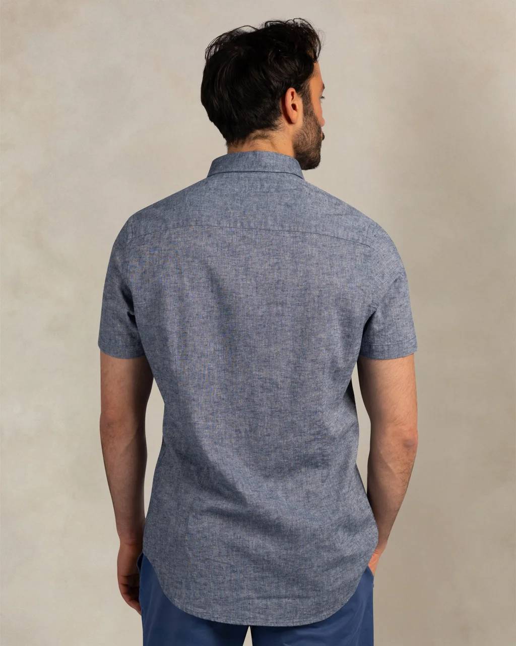 NZA 26CN506SNM Hemd - Kurzarm / Blau - Bild 3