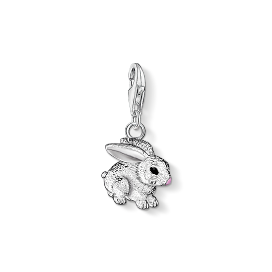 Thomas Sabo Anhänger Charm-Club Hase 925 Sterling Silber Kaltemail Blank 0819-007-12 Thomas, Sabo, Anhänger, Charm-Club, Hase, 925, Sterling, Silber, Kaltemail, Blank, 0819-007-12, Zubehor, Ohrring, Schmuck, Halskette, Silber