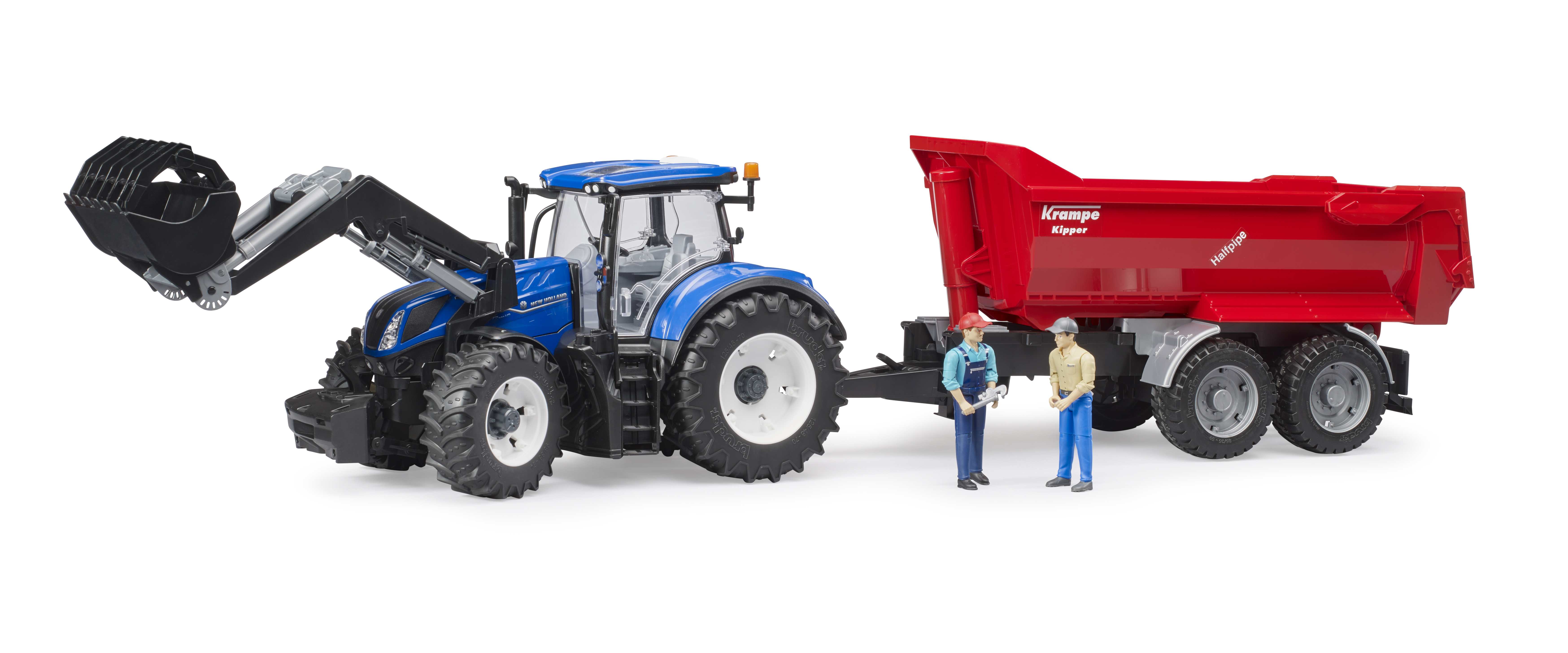 BRUDER 03121 - New Holland T7.340 mit Frontlader - Bild 5