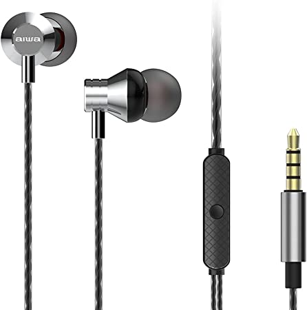 Aiwa_ESTM-50SL_In-ear_Kopfhörer_Silber, Elektronik, Badezimmer, Drinnen, Zimmer, Duscharmatur