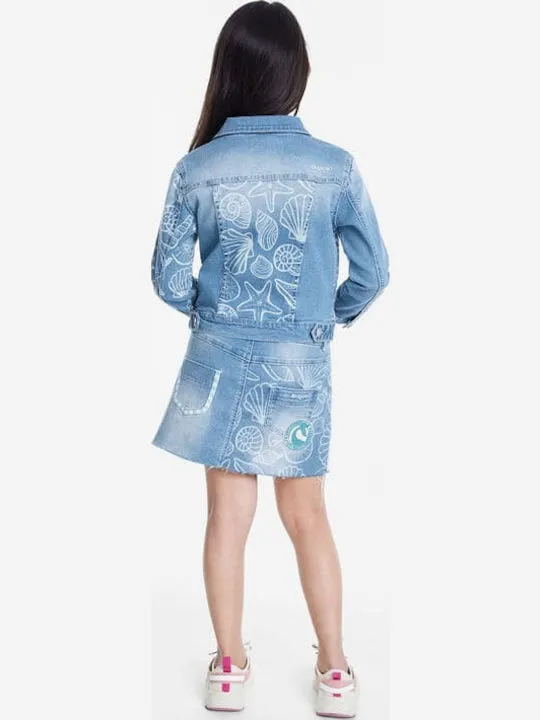 Desigual Mädchen Mantel „Chaq Cerezas“ - Mehrfarbig 20SGED04