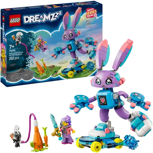 LEGO® DREAMZzz™ 71490 Izzie und Bunchurro der Gaming-Hase