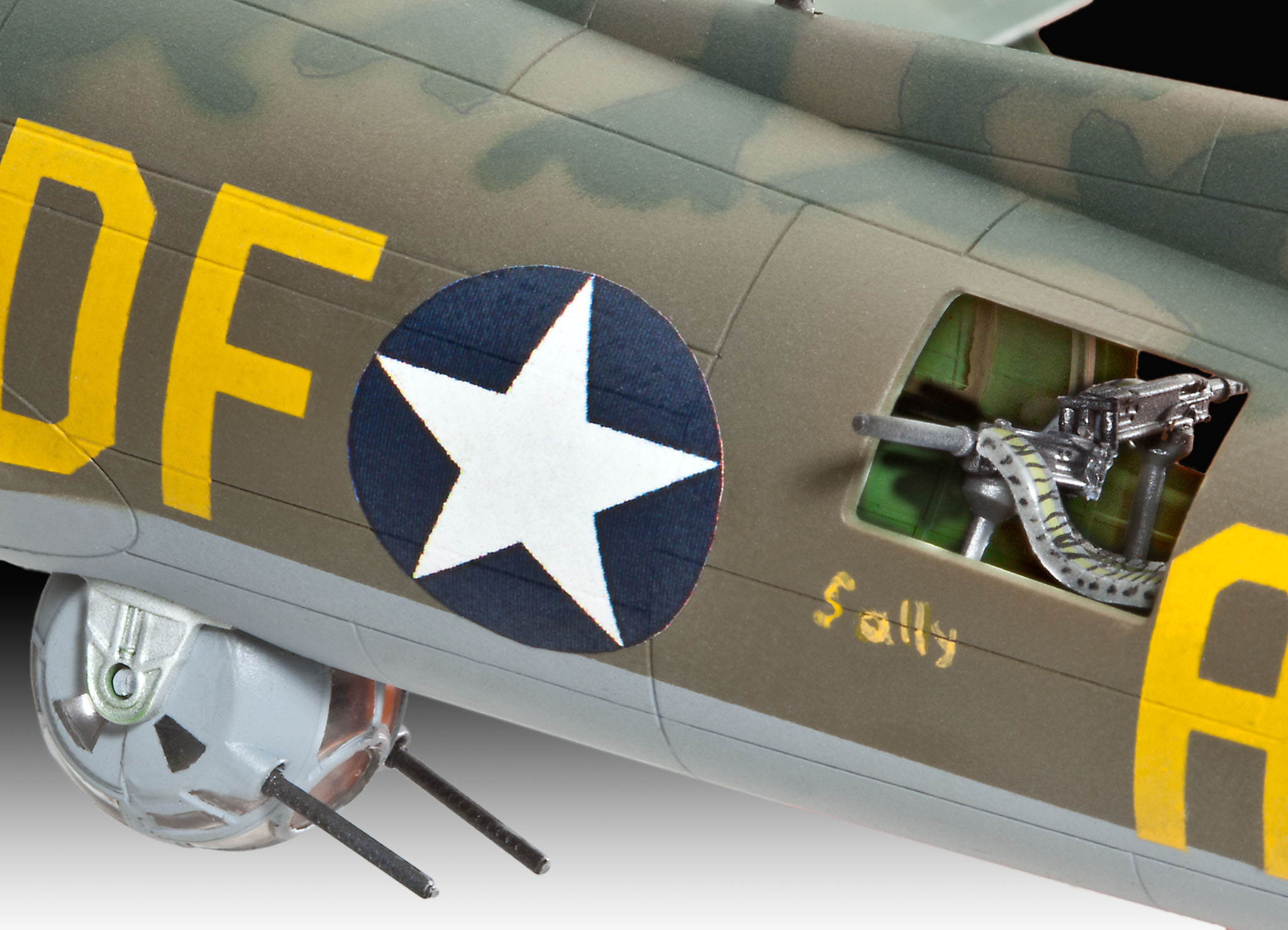Revell 04279 B-17F "Memphis Belle" Modellbausatz Flugzeug, Kampfflugzeug, Fußball, Auto, Bomber