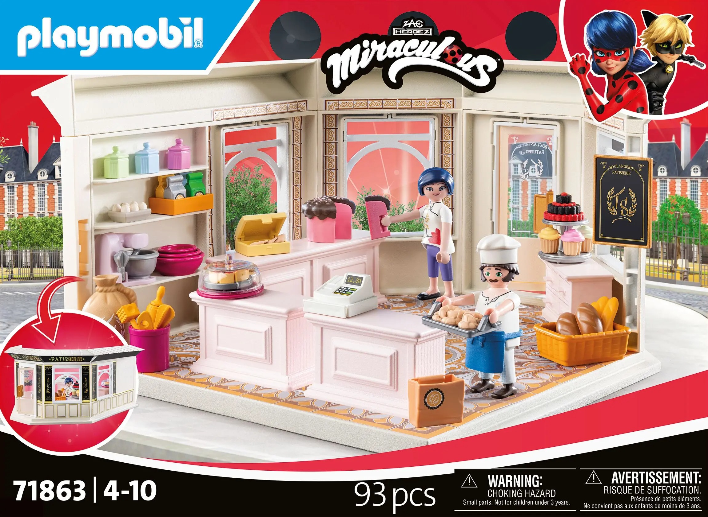 PLAYMOBIL 71863 Miraculous: Französische Bäckerei