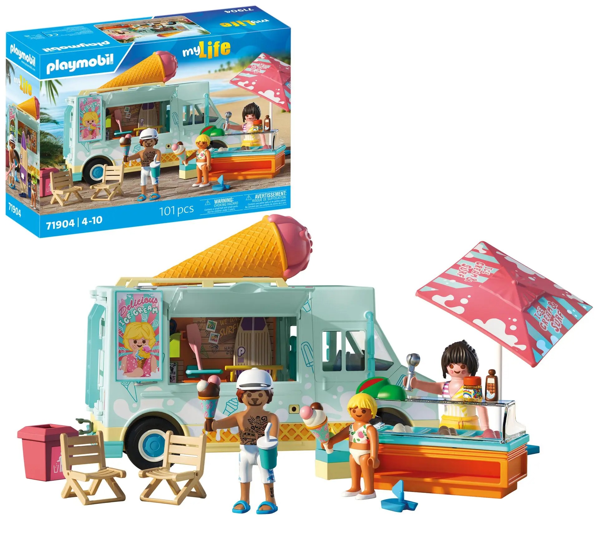 PLAYMOBIL 71904 My Life: Ice Cream Truck mit Surfshop