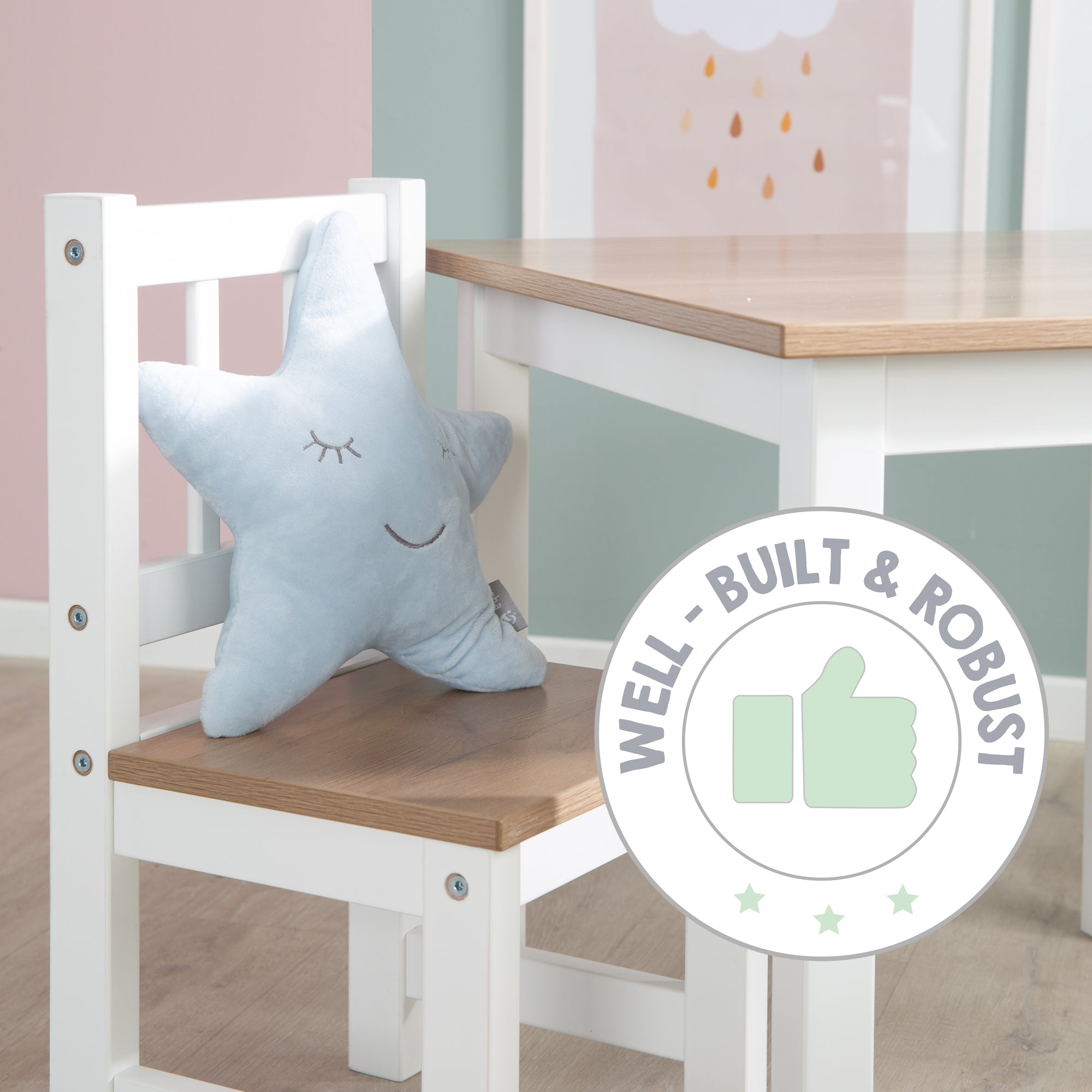 Roba 450040HWE Kindersitzgruppe weiß – Spielmöbel - Produktbild 17