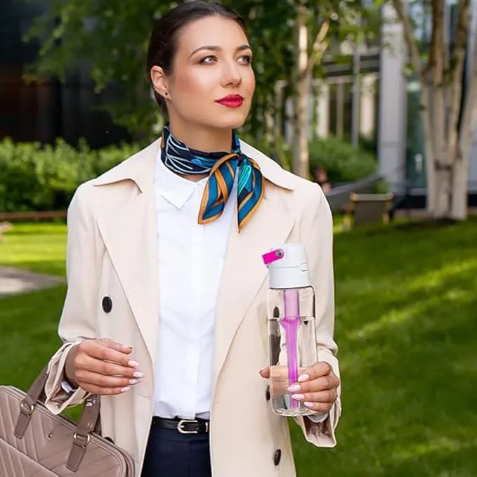 PEARLCO 221050 Trinkflasche SOLID mit Filter – 0,7 l – Anthrazit