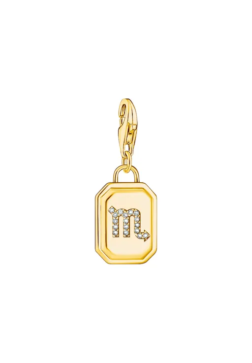 Thomas Sabo Anhänger Zodiac Skorpion Charm-Club Vergoldet Gelbgold 2160-414-39