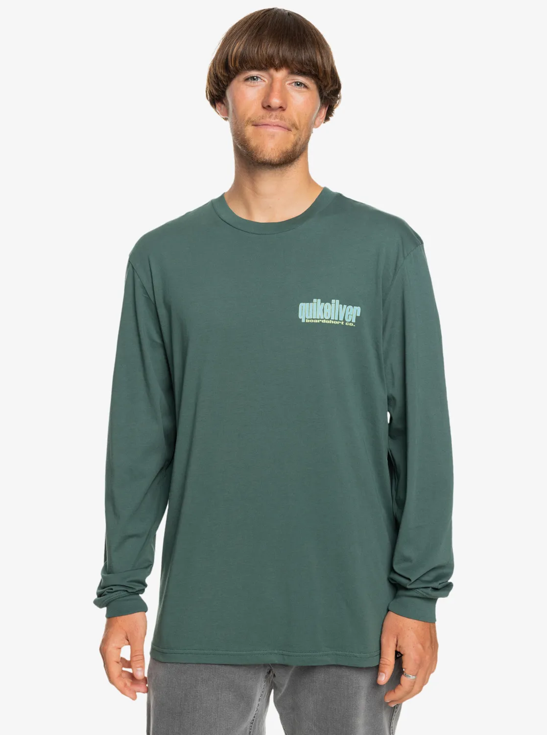 Quiksilver Three Tree - Longsleeve für Männer Grün GR. L