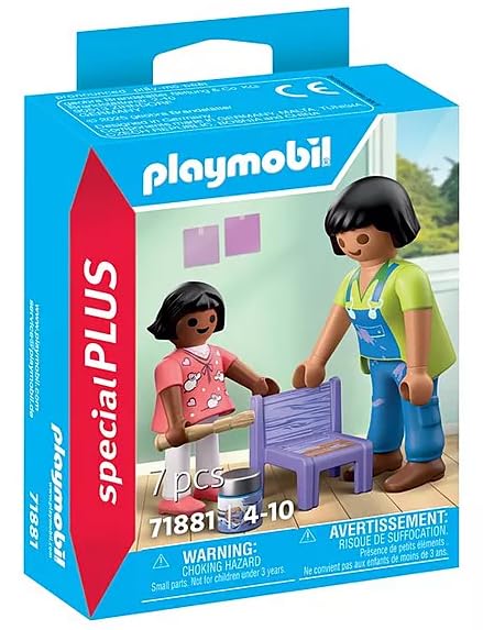 PLAYMOBIL 71881 Fleißige Handwerkerinnen Kreativer Anstrich für das Kinderzimmer