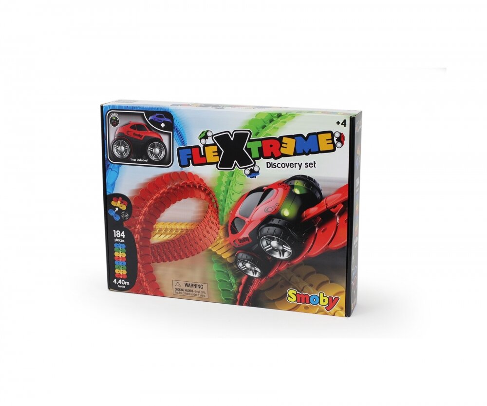 Smoby_FleXtreme_Rennbahn_Starter-Set, Maschine, Rad