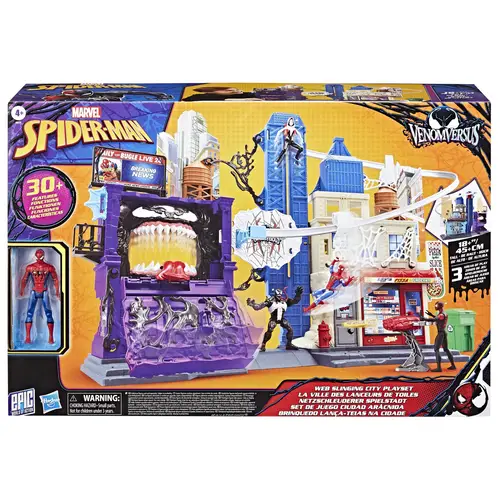 MARVEL Spiderman 10 Cm Venomversus Web City Showdown