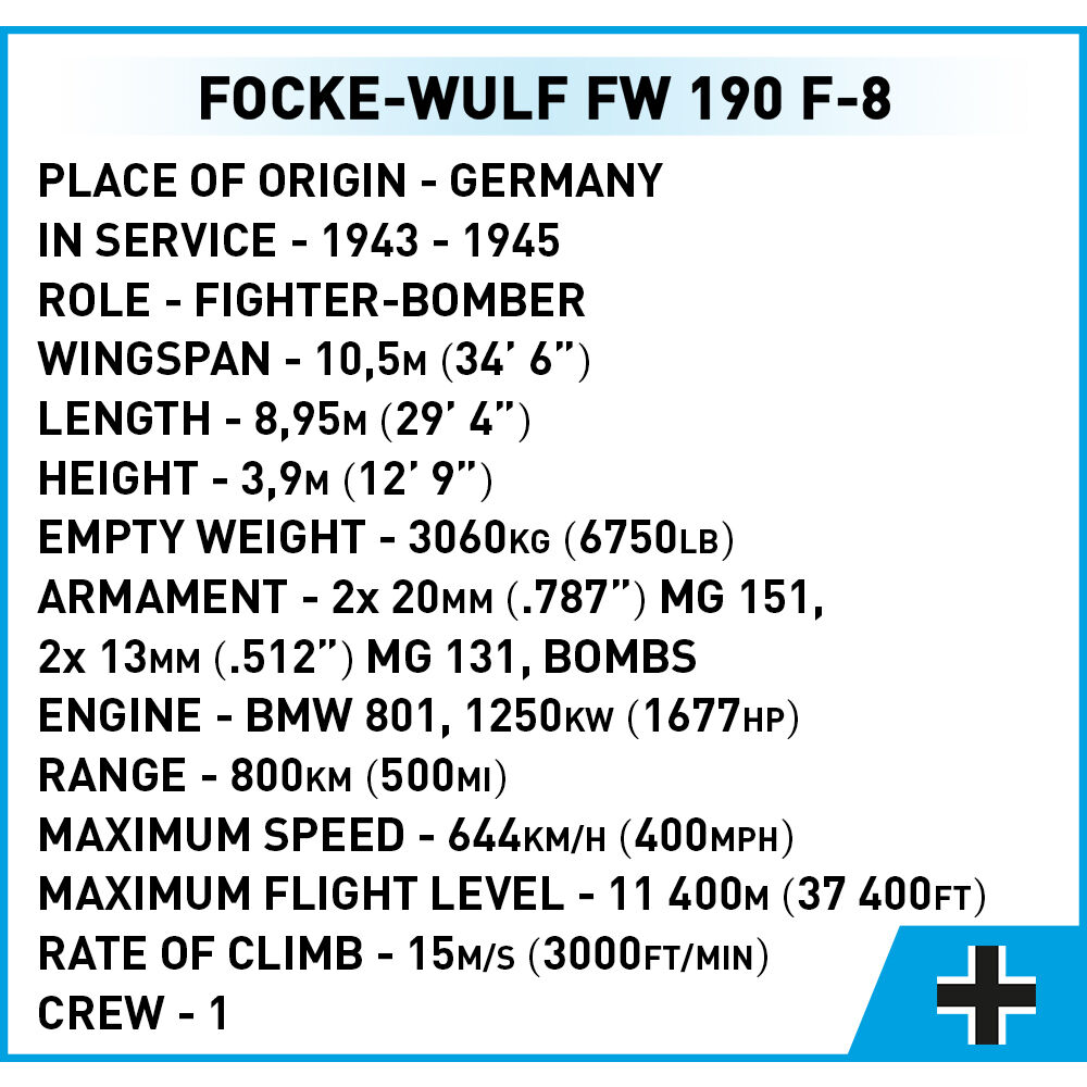 COBI 5871 - FOCKE-WULF FW 190 F-8 - Bild 8