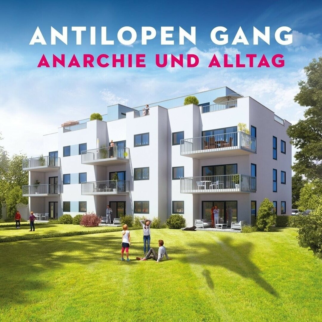 Antilopen_Gang_-_Anarchie_Und_Alltag, Gras, Stadt, Gebäude, Villa, Eigentumswohnung