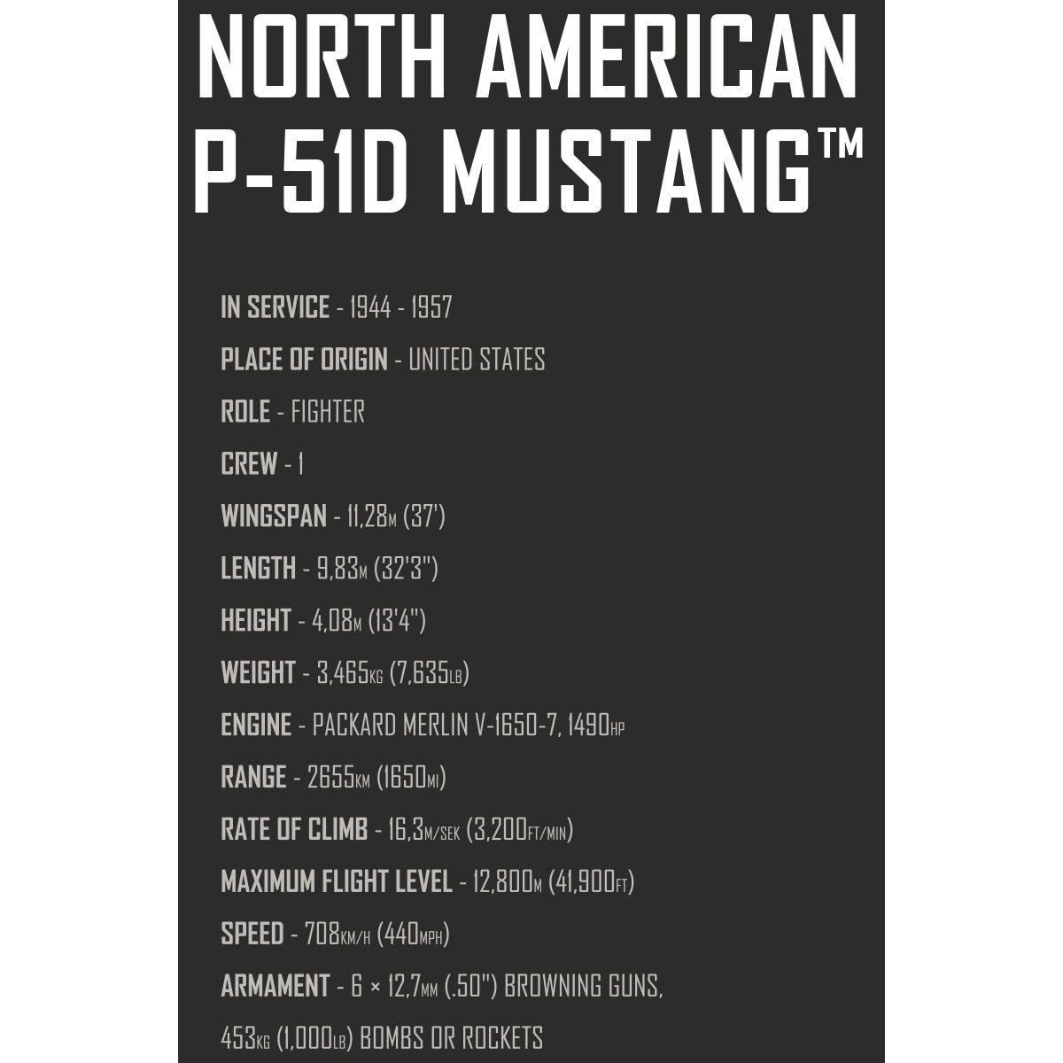 COBI 5846 - P-51D Mustang™ TOP Gunscale 1:32 - Bild 10