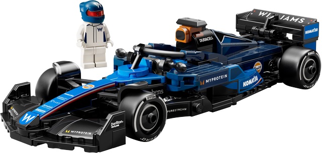 LEGO® Speed Champions Williams Racing FW46 F1 Rennauto 77249 Formel-Eins, Fahrzeug, Person, Rasenmäher, Werkzeug