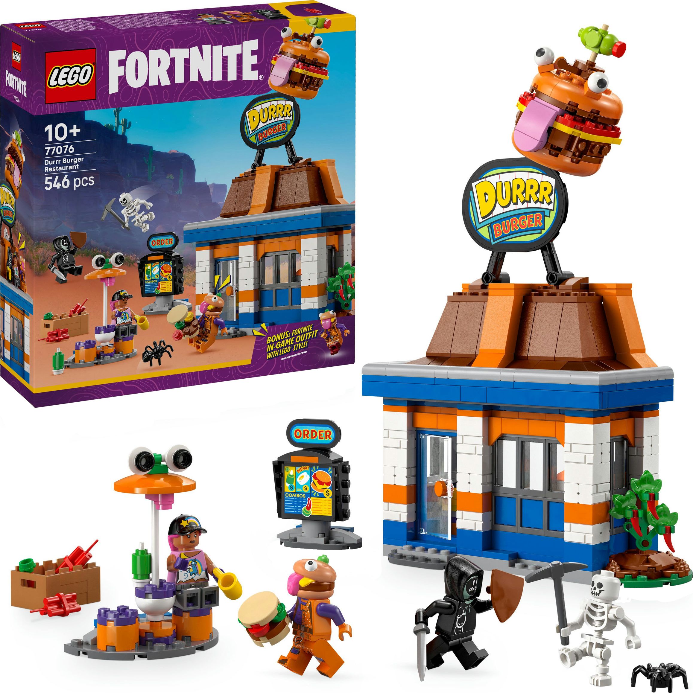 LEGO® Fortnite® 77076 Durrr Burger Restaurant