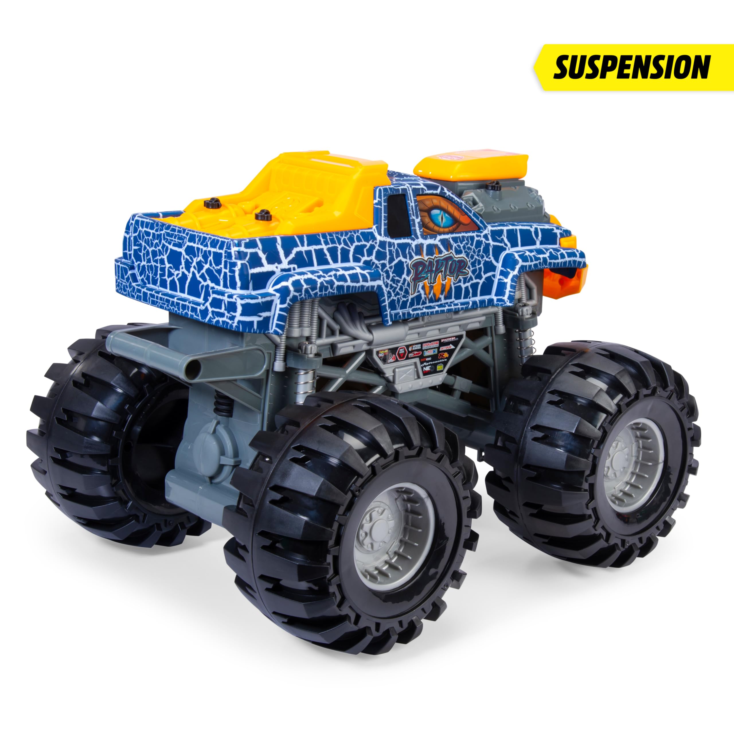 Dickie Monster Raptor Truck - Dino-Monstertruck mit Freilauf & Federung 203757007
