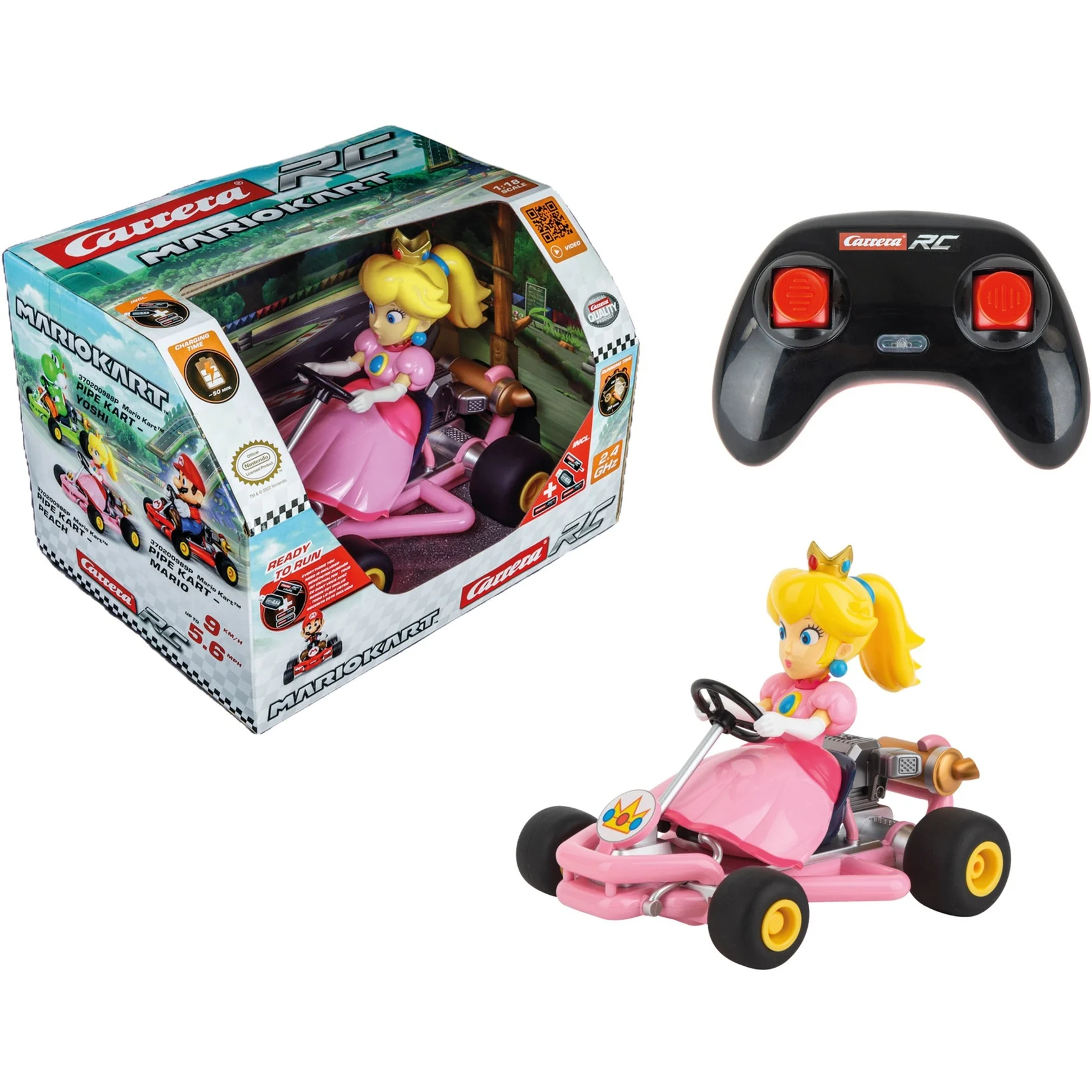 Carrera RC Mario Kart ™ Pipe Kart, Peach RC 2,4 GHz 370200986P Carrera RC Mario Kart ™ Pipe Kart, Peach RC 2,4 GHz 370200986P