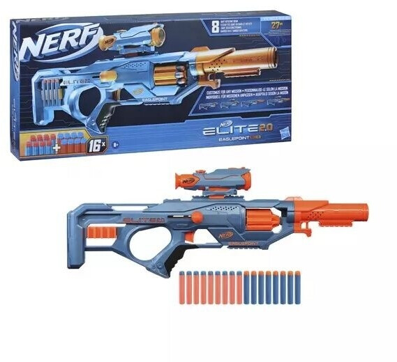 Nerf Elite 2.0 Eaglepoint Rd-8 F0423EU4 Spielzeug, Pistole, Waffe, Schusswaffe