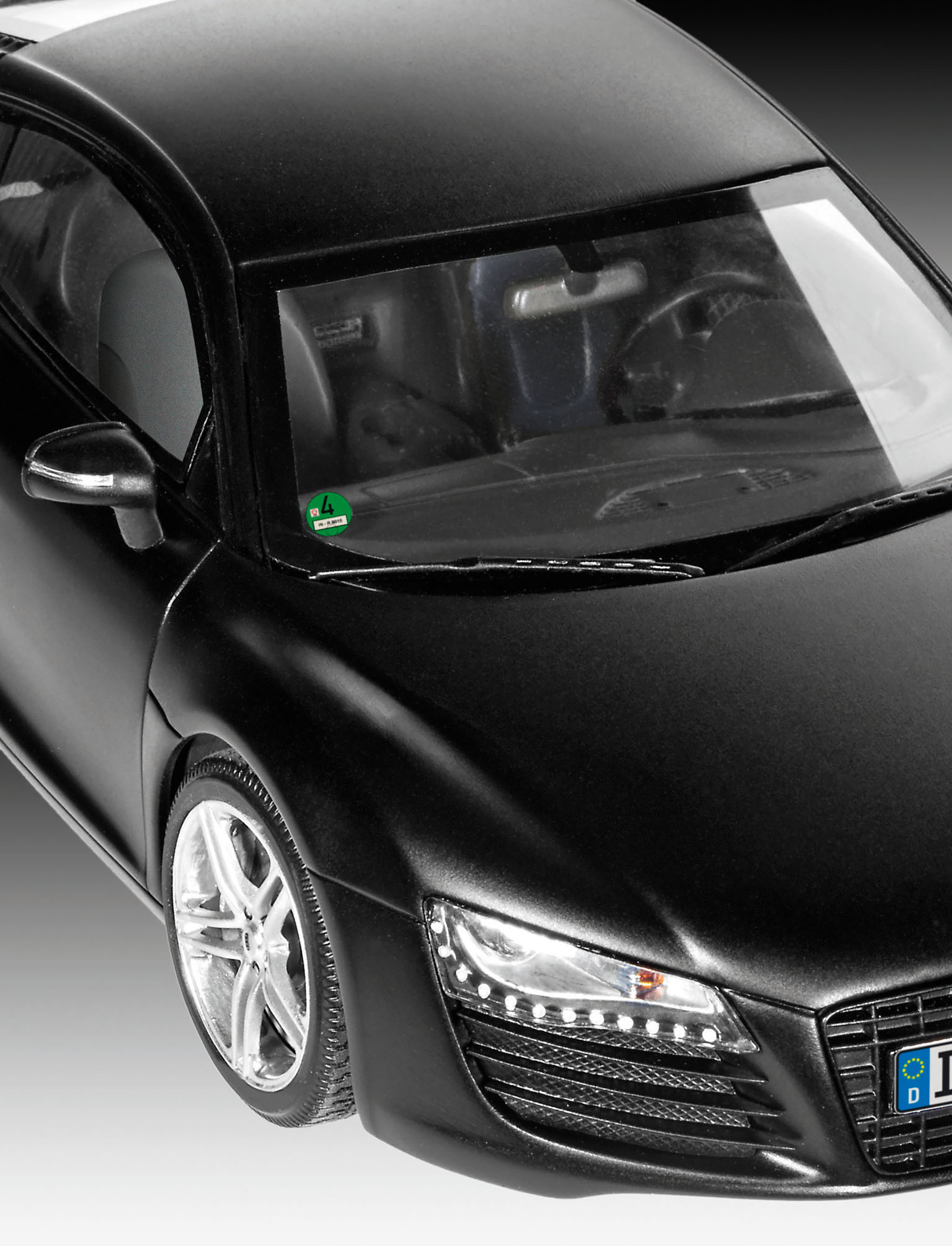 Revell 07057 Audi R8 Modellbausatz Auto, Fahrzeug, Limousine, Leichtmetallfelge, Rad