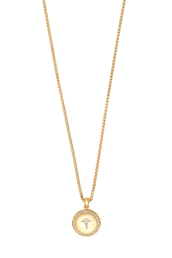 JOOP!, Kette, Kornblume, Silber, 925, Damen, Silber, 75, cm, 2030949, Zubehor, Halskette, Anhänger, Medaillon, Diamant