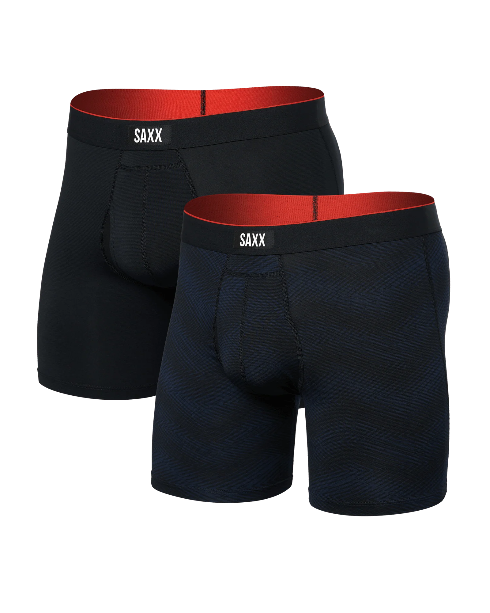 SAXX SXPP2MSFTB - Multi-Sport Mesh (2 Pack) - Schwarz / Navy