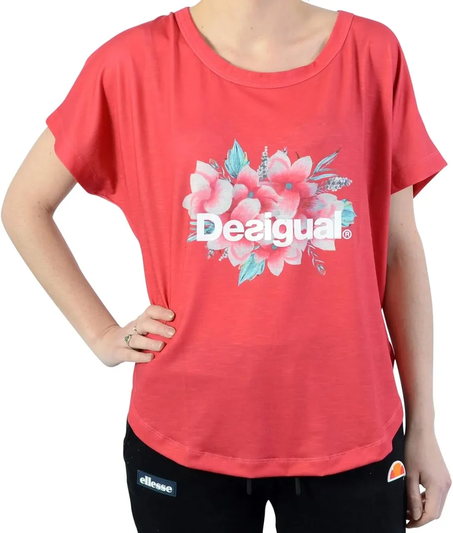 Desigual, T-Shirt, Oversize, Hindi, Dancer, Gr., M, 19SOTK18-7058/M
