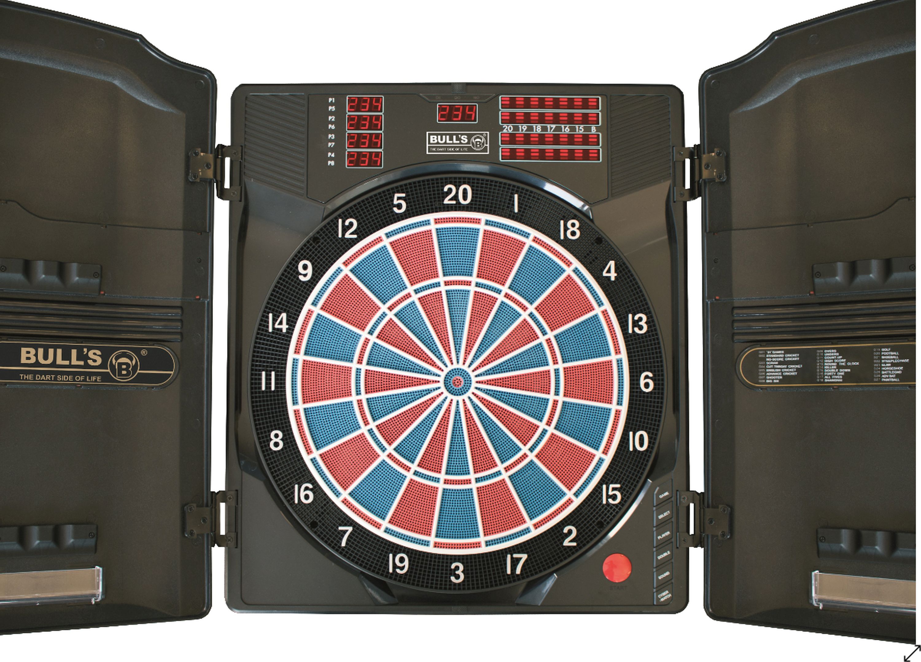 BULL'S Master Score RB Sound Elektronik Dartboard Spiel, Armbanduhr, Dartpfeile, Spiel, Armbanduhr, Dartpfeile, Spiel, Armbanduhr, Dartpfeile
