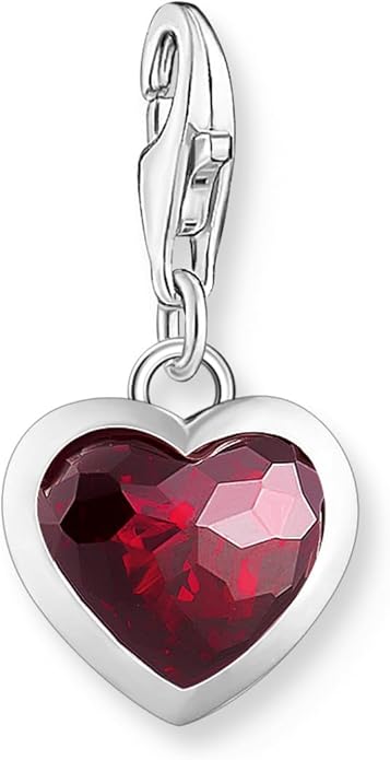 Thomas Sabo Anhänger Charm-Club Herzschliff Roter Stein 2094-699-10 Thomas, Sabo, Anhänger, Charm-Club, Herzschliff, Roter, Stein, 2094-699-10, Zubehor, Schmuck