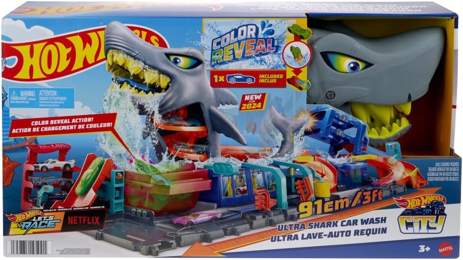 Hot Wheels City Ultimative Hai Auto-Waschanlage Hot Wheels City Ultimative Hai Auto-Waschanlage